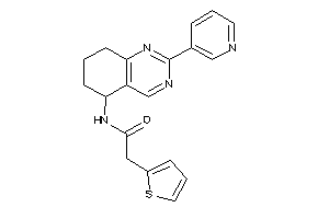 N-[2-(3-pyridyl)-5,6,7,8-tetrahydroquinazolin-5-yl]-2-(2-thienyl)acetamide