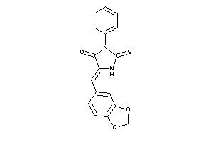 3-phenyl-5-piperonylidene-2-thioxo-4-imidazolidinone
