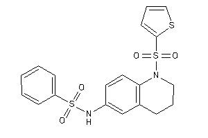 N-[1-(2-thienylsulfonyl)-3,4-dihydro-2H-quinolin-6-yl]benzenesulfonamide