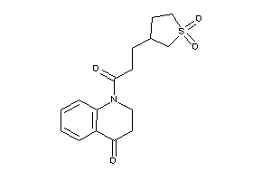 Image of 1-[3-(1,1-diketothiolan-3-yl)propanoyl]-2,3-dihydroquinolin-4-one
