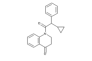 Image of 1-(2-cyclopropyl-2-phenyl-acetyl)-2,3-dihydroquinolin-4-one