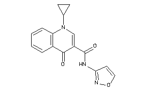 1-cyclopropyl-N-isoxazol-3-yl-4-keto-quinoline-3-carboxamide