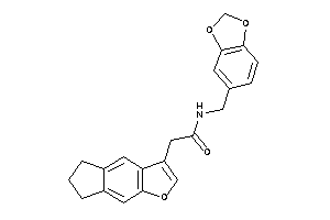 2-(6,7-dihydro-5H-cyclopenta[f]benzofuran-3-yl)-N-piperonyl-acetamide