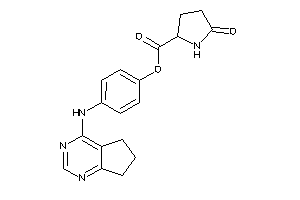 5-ketopyrrolidine-2-carboxylic Acid [4-(6,7-dihydro-5H-cyclopenta[d]pyrimidin-4-ylamino)phenyl] Ester