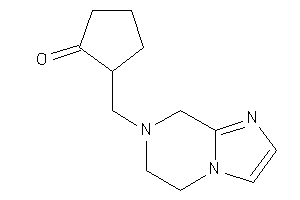 2-(6,8-dihydro-5H-imidazo[1,2-a]pyrazin-7-ylmethyl)cyclopentanone