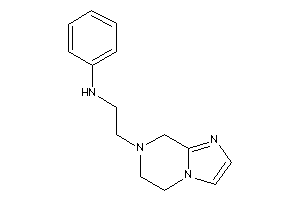 2-(6,8-dihydro-5H-imidazo[1,2-a]pyrazin-7-yl)ethyl-phenyl-amine