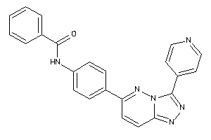 N-[4-[3-(4-pyridyl)-[1,2,4]triazolo[3,4-f]pyridazin-6-yl]phenyl]benzamide