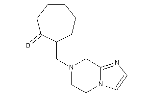 2-(6,8-dihydro-5H-imidazo[1,2-a]pyrazin-7-ylmethyl)cycloheptanone