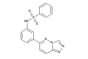 N-[3-([1,2,4]triazolo[3,4-f]pyridazin-6-yl)phenyl]benzenesulfonamide