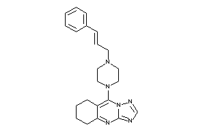 9-(4-cinnamylpiperazino)-5,6,7,8-tetrahydro-[1,2,4]triazolo[5,1-b]quinazoline