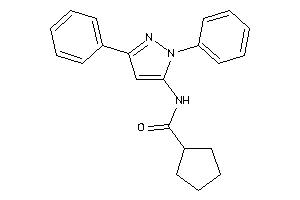 N-(2,5-diphenylpyrazol-3-yl)cyclopentanecarboxamide