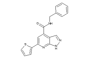 Image of N-benzyl-6-(2-thienyl)-1H-pyrazolo[3,4-b]pyridine-4-carboxamide