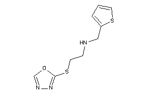 2-(1,3,4-oxadiazol-2-ylthio)ethyl-(2-thenyl)amine