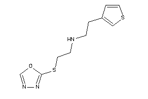 2-(1,3,4-oxadiazol-2-ylthio)ethyl-[2-(3-thienyl)ethyl]amine