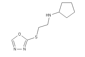 Cyclopentyl-[2-(1,3,4-oxadiazol-2-ylthio)ethyl]amine