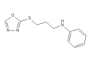 3-(1,3,4-oxadiazol-2-ylthio)propyl-phenyl-amine