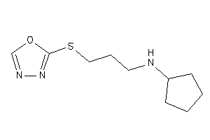 Cyclopentyl-[3-(1,3,4-oxadiazol-2-ylthio)propyl]amine