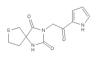 Image of 3-[2-keto-2-(1H-pyrrol-2-yl)ethyl]-7-thia-1,3-diazaspiro[4.4]nonane-2,4-quinone
