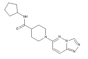 N-cyclopentyl-1-([1,2,4]triazolo[3,4-f]pyridazin-6-yl)isonipecotamide