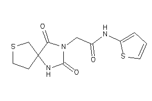 2-(2,4-diketo-7-thia-1,3-diazaspiro[4.4]nonan-3-yl)-N-(2-thienyl)acetamide