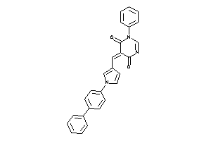 1-phenyl-5-[[1-(4-phenylphenyl)pyrrol-3-yl]methylene]pyrimidine-4,6-quinone