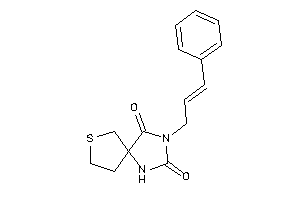 3-cinnamyl-7-thia-1,3-diazaspiro[4.4]nonane-2,4-quinone