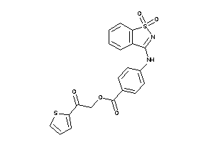 4-[(1,1-diketo-1,2-benzothiazol-3-yl)amino]benzoic Acid [2-keto-2-(2-thienyl)ethyl] Ester