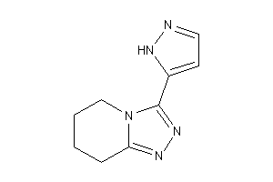 3-(1H-pyrazol-5-yl)-5,6,7,8-tetrahydro-[1,2,4]triazolo[4,3-a]pyridine