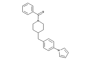 Phenyl-[4-(4-pyrrol-1-ylbenzyl)piperidino]methanone