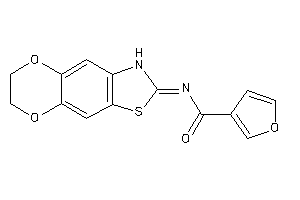 N-(6,7-dihydro-3H-[1,4]dioxino[2,3-f][1,3]benzothiazol-2-ylidene)-3-furamide
