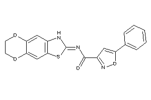N-(6,7-dihydro-3H-[1,4]dioxino[2,3-f][1,3]benzothiazol-2-ylidene)-5-phenyl-isoxazole-3-carboxamide