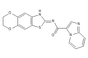 N-(6,7-dihydro-3H-[1,4]dioxino[2,3-f][1,3]benzothiazol-2-ylidene)imidazo[1,2-a]pyridine-3-carboxamide
