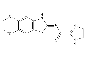 N-(6,7-dihydro-3H-[1,4]dioxino[2,3-f][1,3]benzothiazol-2-ylidene)-1H-imidazole-2-carboxamide