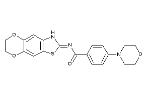 N-(6,7-dihydro-3H-[1,4]dioxino[2,3-f][1,3]benzothiazol-2-ylidene)-4-morpholino-benzamide