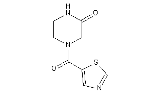 Image of 4-(thiazole-5-carbonyl)piperazin-2-one