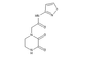 Image of 2-(2,3-diketopiperazino)-N-isoxazol-3-yl-acetamide