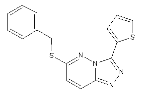 6-(benzylthio)-3-(2-thienyl)-[1,2,4]triazolo[3,4-f]pyridazine