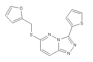 6-(2-furfurylthio)-3-(2-thienyl)-[1,2,4]triazolo[3,4-f]pyridazine