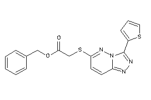Image of 2-[[3-(2-thienyl)-[1,2,4]triazolo[3,4-f]pyridazin-6-yl]thio]acetic Acid Benzyl Ester