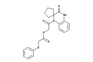 Image of 2-phenoxyacetic Acid [2-keto-2-(3-ketospiro[4H-quinoxaline-2,1'-cyclopentane]-1-yl)ethyl] Ester