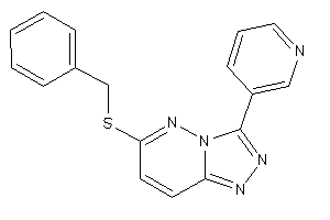 6-(benzylthio)-3-(3-pyridyl)-[1,2,4]triazolo[3,4-f]pyridazine
