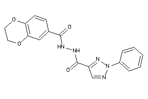 N'-(2,3-dihydro-1,4-benzodioxine-6-carbonyl)-2-phenyl-triazole-4-carbohydrazide