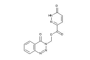 6-keto-1H-pyridazine-3-carboxylic Acid (4-keto-1,2,3-benzotriazin-3-yl)methyl Ester