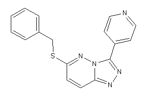 6-(benzylthio)-3-(4-pyridyl)-[1,2,4]triazolo[3,4-f]pyridazine