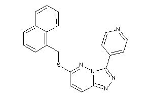 6-(1-naphthylmethylthio)-3-(4-pyridyl)-[1,2,4]triazolo[3,4-f]pyridazine