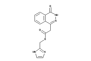 2-(4-keto-3H-phthalazin-1-yl)acetic Acid 1H-imidazol-2-ylmethyl Ester