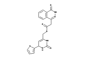 2-(4-keto-3H-phthalazin-1-yl)acetic Acid [2-keto-4-(2-thienyl)-3,4-dihydro-1H-pyrimidin-6-yl]methyl Ester