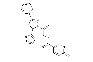 6-keto-1H-pyridazine-3-carboxylic Acid [2-[5-(2-furyl)-3-phenyl-2-pyrazolin-1-yl]-2-keto-ethyl] Ester