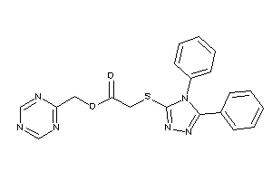 2-[(4,5-diphenyl-1,2,4-triazol-3-yl)thio]acetic Acid S-triazin-2-ylmethyl Ester