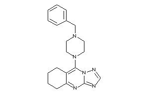 9-(4-benzylpiperazino)-5,6,7,8-tetrahydro-[1,2,4]triazolo[5,1-b]quinazoline